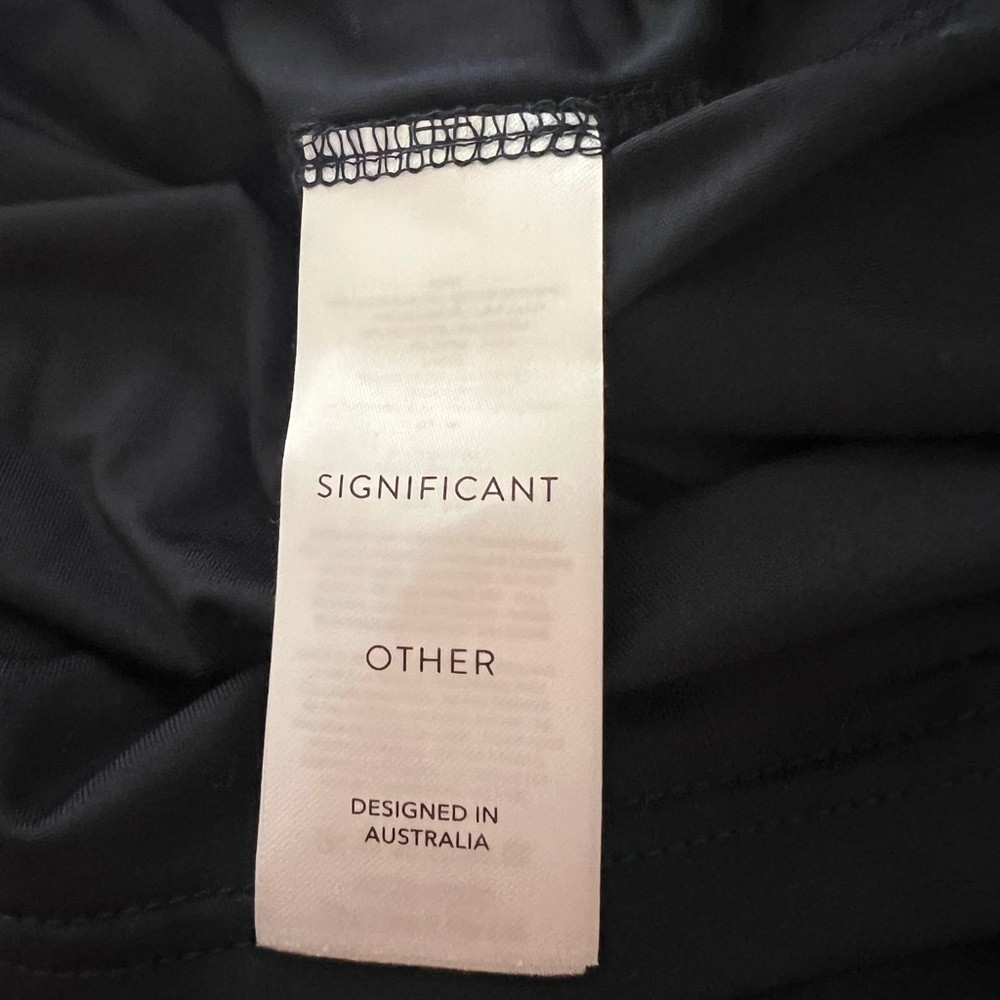 Significant Other Navy One-Shoulder Dress NWT - Picture 11 of 13
